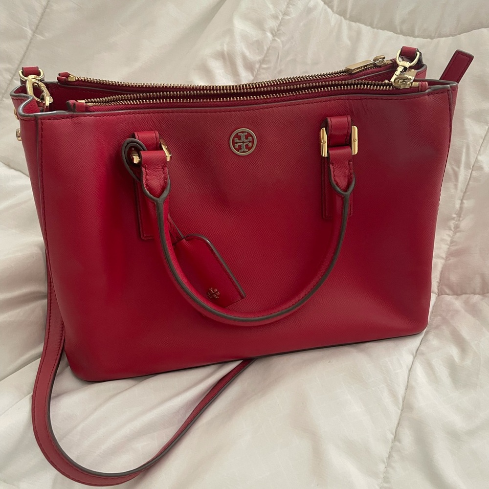 TORY BURCH RED TOTE